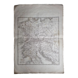 Map of Germania from the Atlas of the History of the Emperors of 1819, 48 x 34 cm