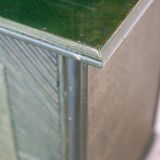 Bamboo and glass display from the 70s 80s