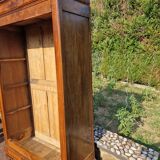 Old wardrobe Louis Philippe - walnut - XIXth