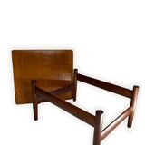 Table basse carrée suédoise, années 1960.