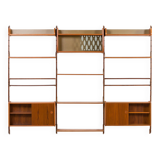 Ergo three bay wall unit by John Texmon, Norway 1960s.