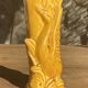 Japanese ceramic vase with swan decor