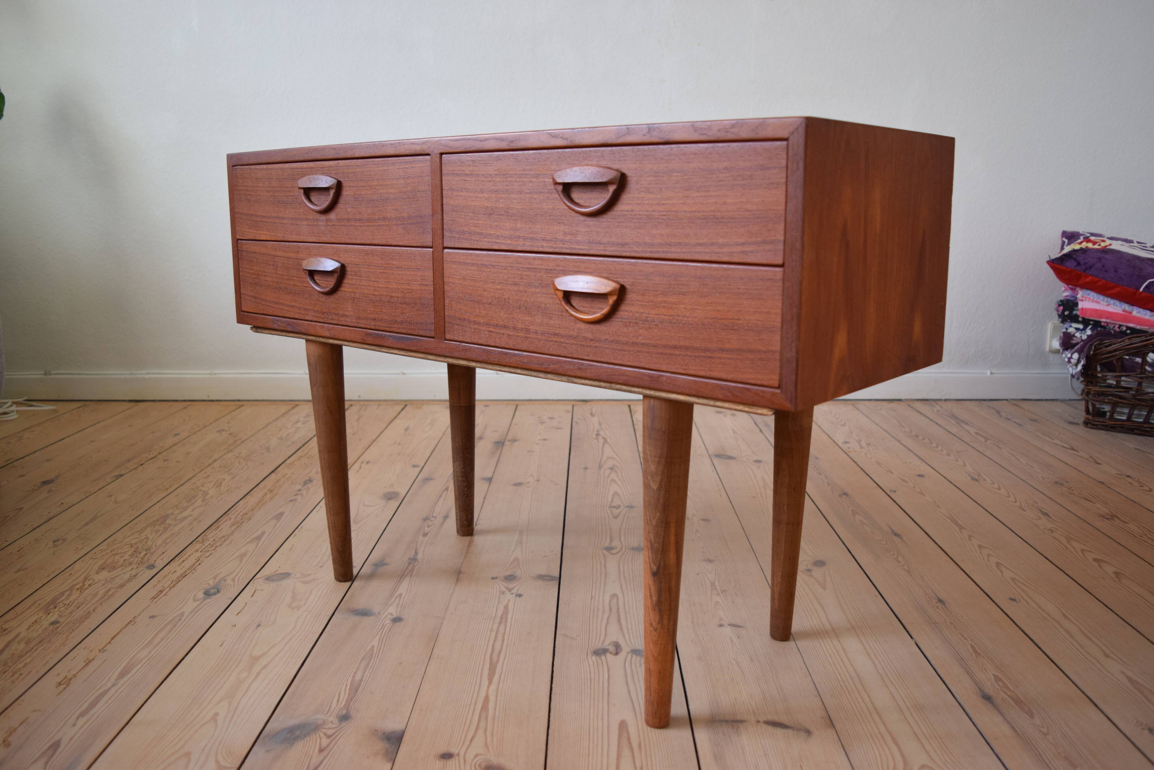 Danish Mid Century Kai Kristiansen Teak Console/Entry Chest, 1960s