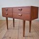 Danish Mid Century Kai Kristiansen Teak Console/Entry Chest, 1960s