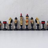 Khokhloma chess game