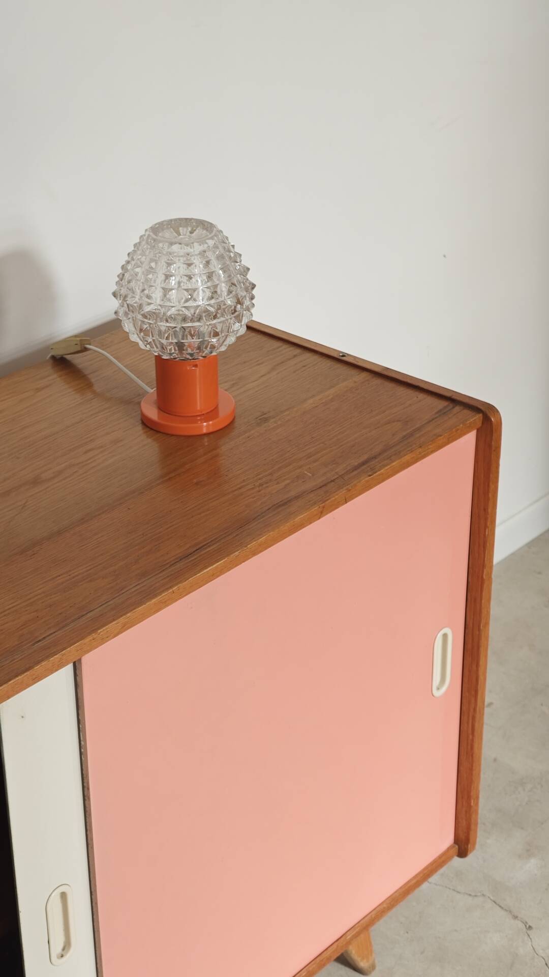 Buffet U452 pink and white by Jiri Jiroutek for Interier Praha