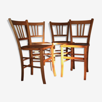 Set de 4 chaises de bistrot