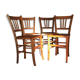 Set of 4 bistro chairs