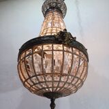 Pair of 1-Light Hot Air Balloon Chandeliers