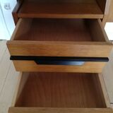 60s design desk with compass feet