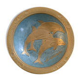 Empty pocket in brass dolphins design