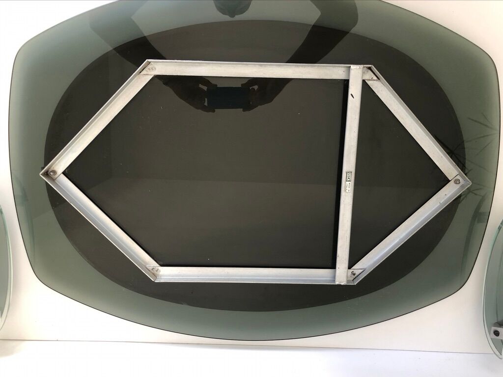 Veca mirror and 2 matching Veca wall lights made in Italy.