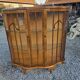 Art Deco display cabinet in walnut from the 1930s.