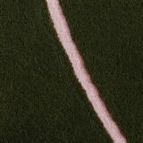 MOSS GREEN SQUIGGLE RUG