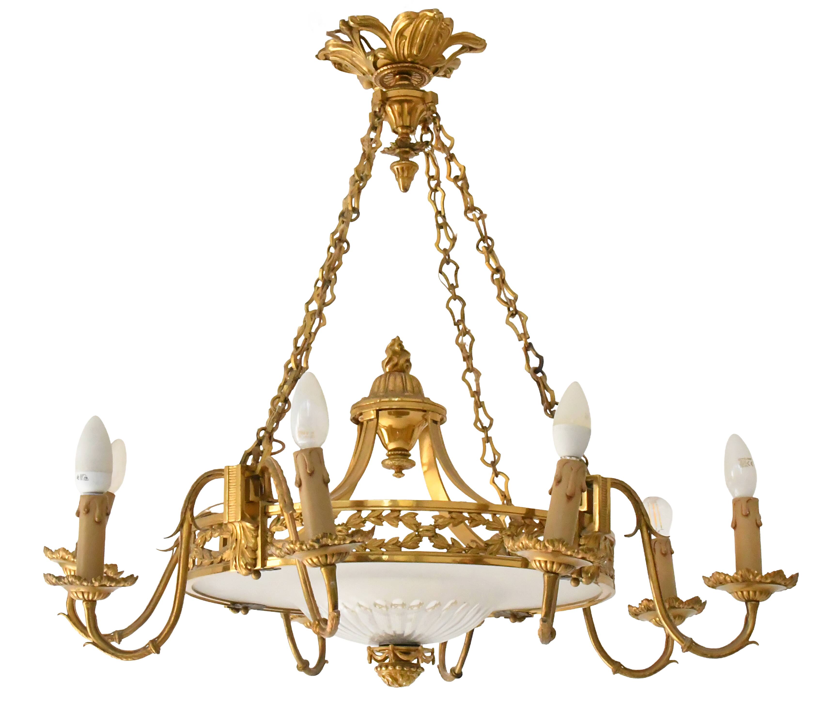 Louis XVI style chandelier