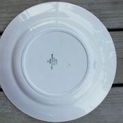 Trio of hollow dishes blue tones