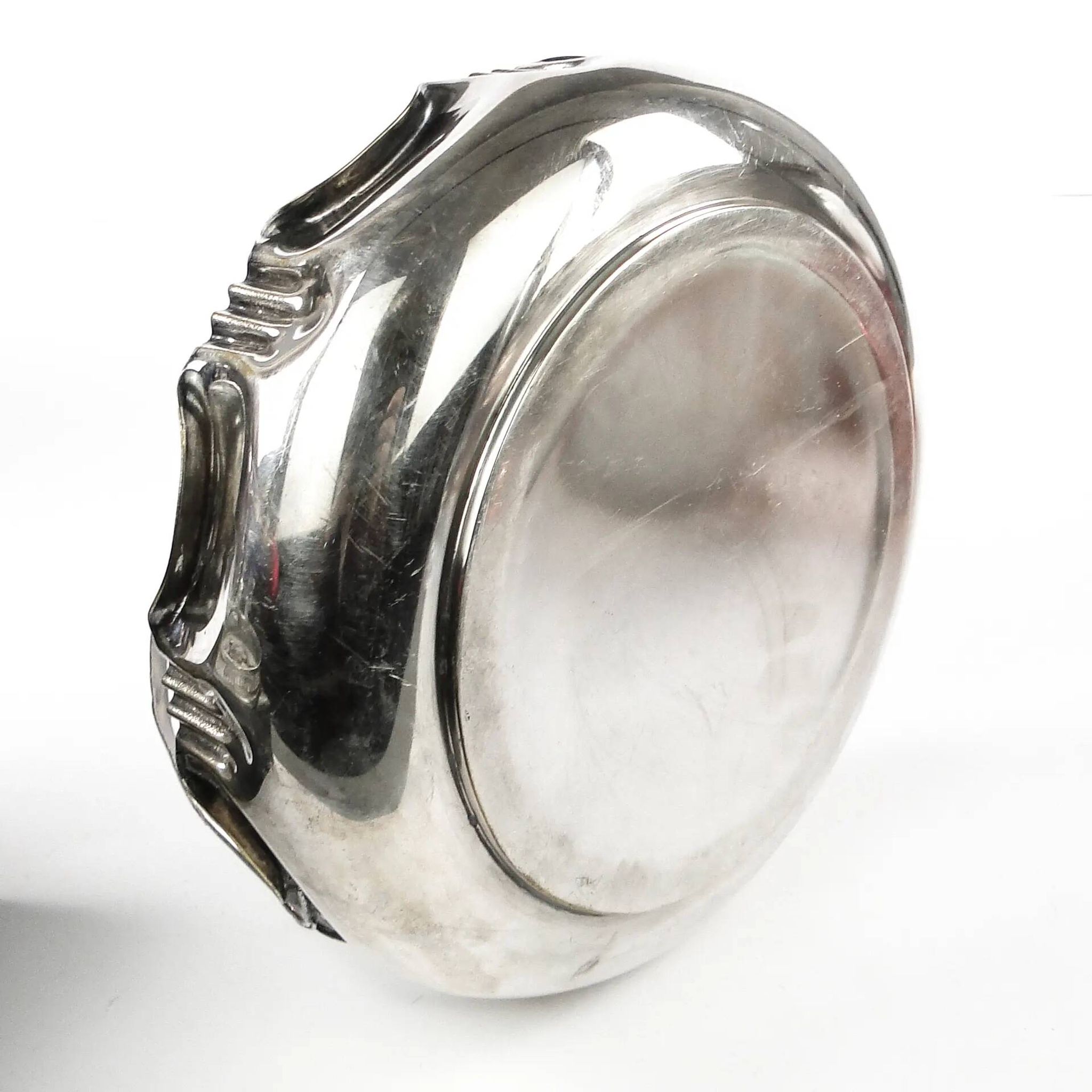 Art Nouveau fruit basket, silver, Kaiser, Germany, early 20th century