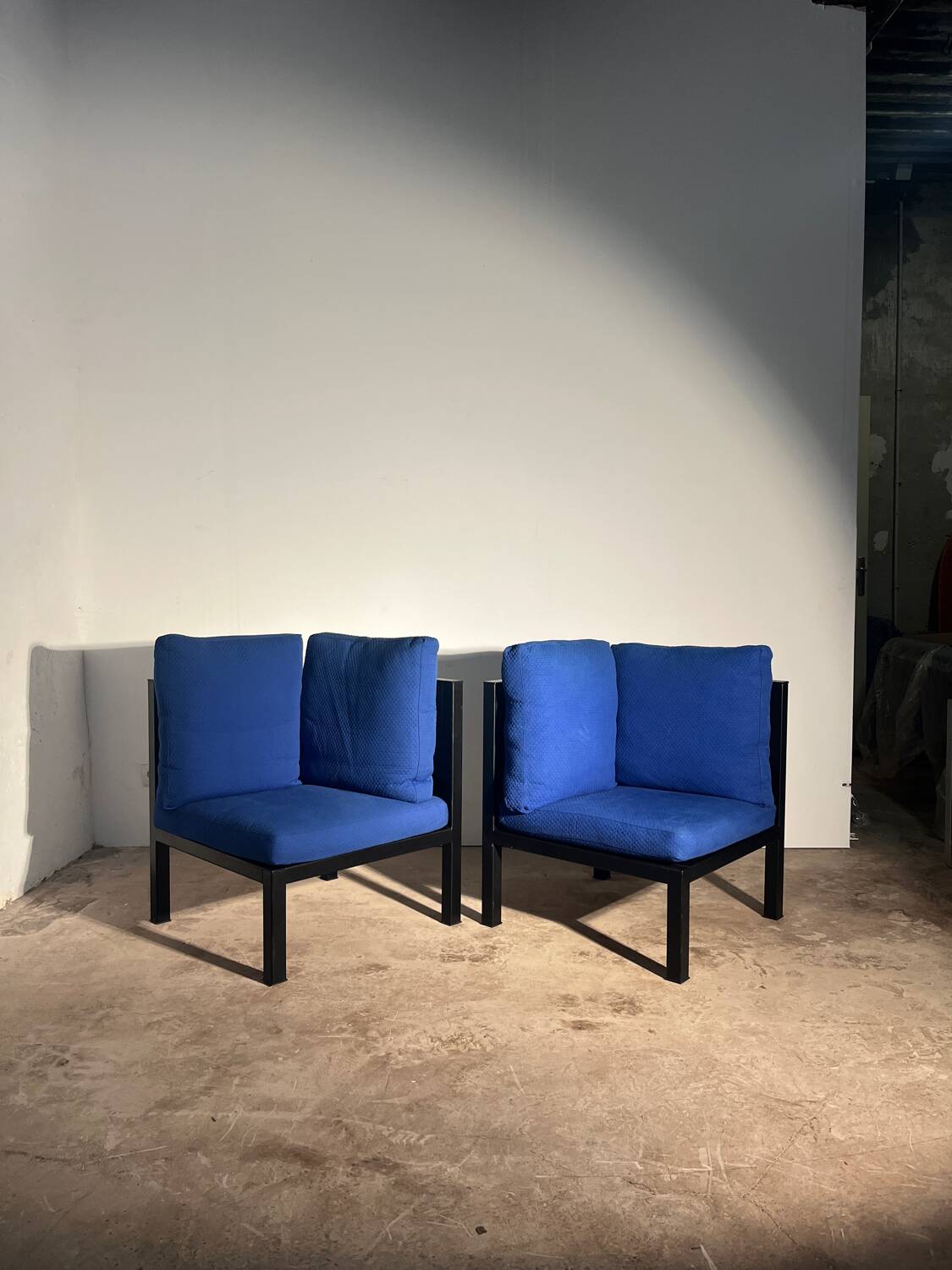 Sity sofa & Baisity armchair pair by Antonio Citterio for B&B.