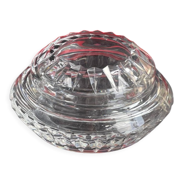 Bonbonnière or cotton box Baccarat model Monique - Art Deco