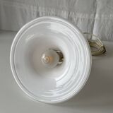 Vintage Scandinavian pendant light "Mandarin" in opaline by Michael Bang for Holmegaard, Denmark 1980s