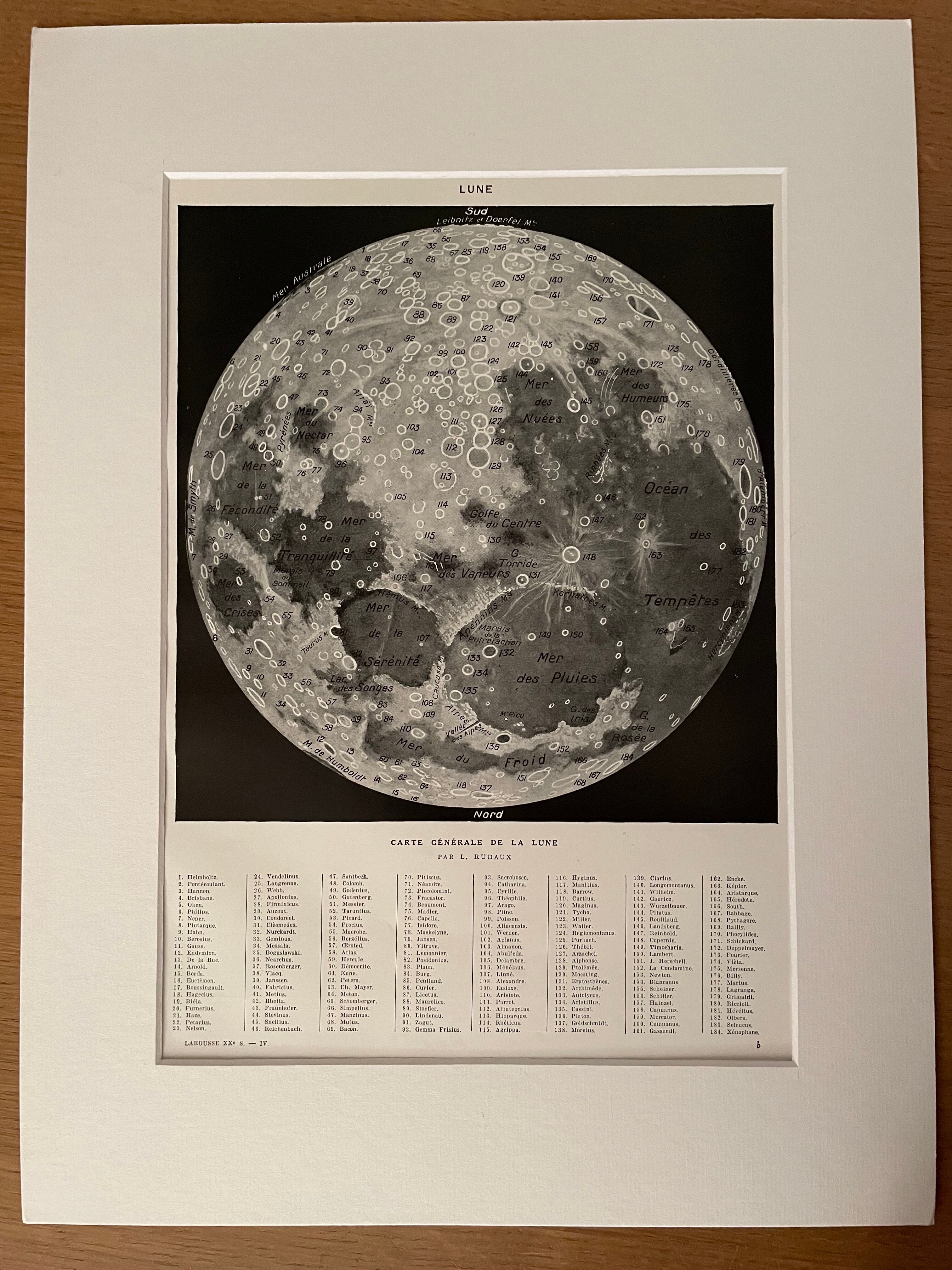 Photographic plate on the moon - 1930