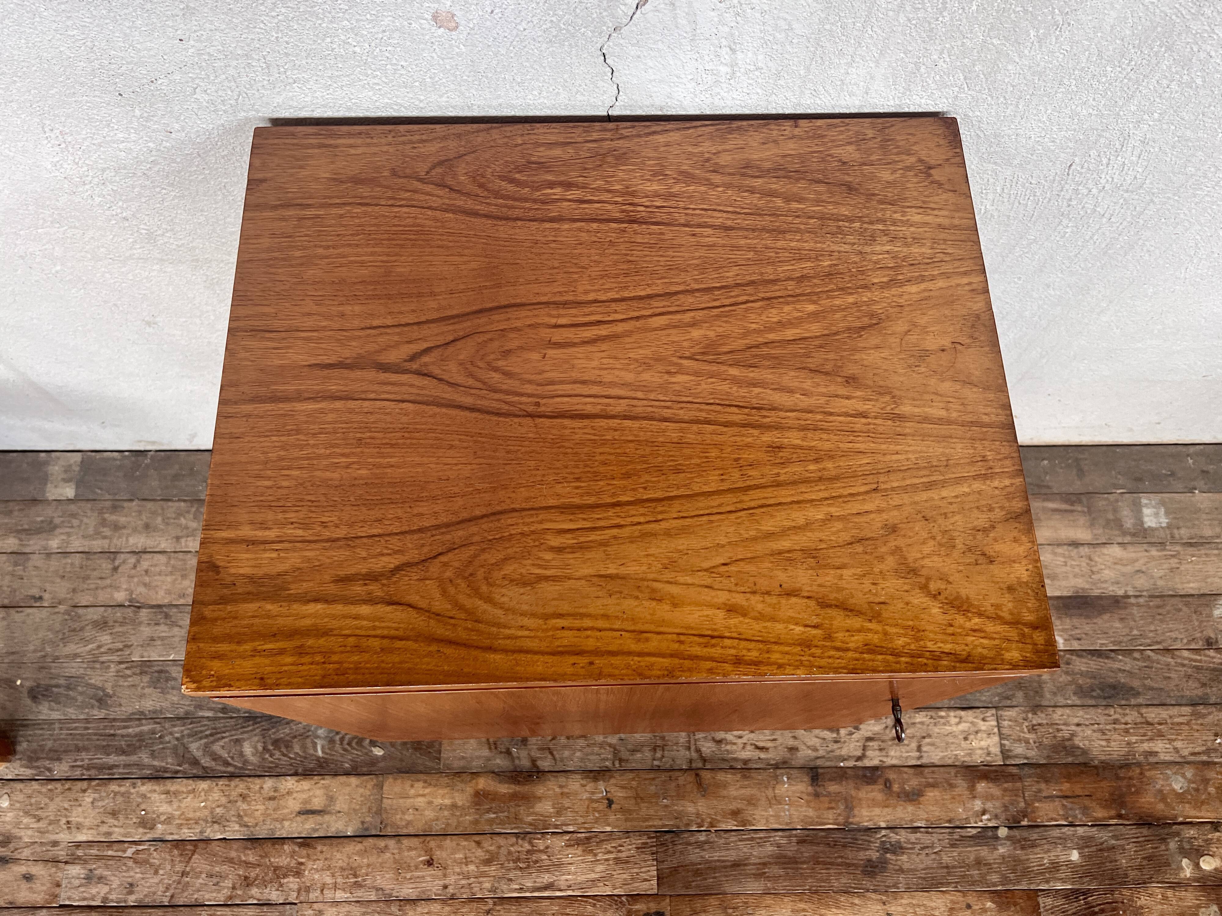 Meuble bar vintage en teck 1960