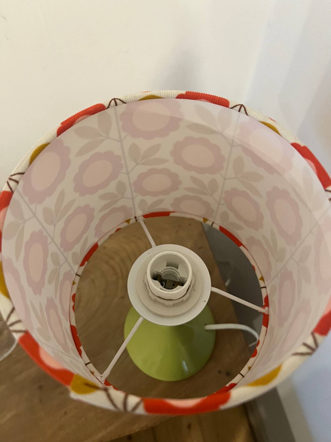 Restored vintage lamp