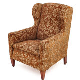 Silk velvet armchair, 1900