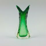 Vase en verre italien Bullicante Murano par Archimede Seguso