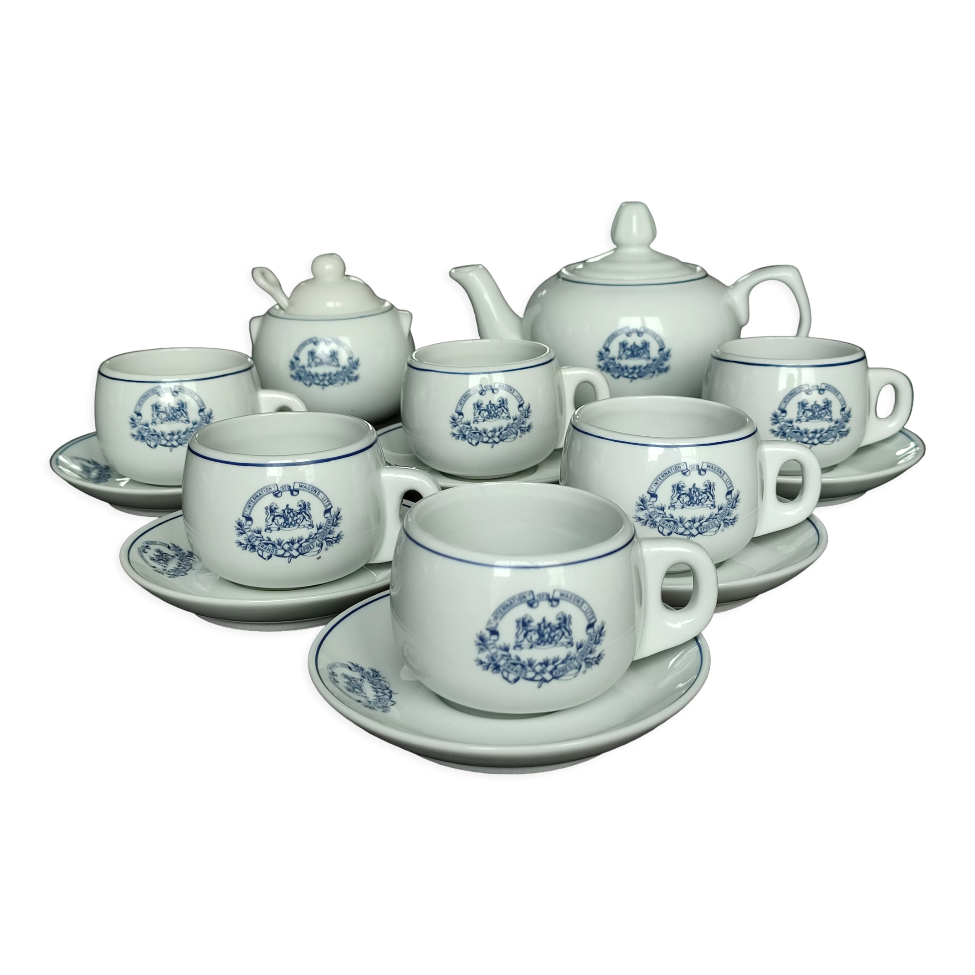 Vintage tea/coffee service Compagnie Internationale des Wagon Lit-Orient Express.