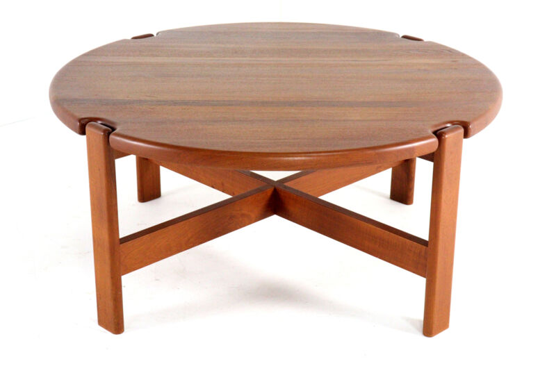 Niels Bach solid teak coffee table - danish design mid century modern