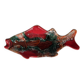 Plat poisson coupe vintage en céramique de Vallauris