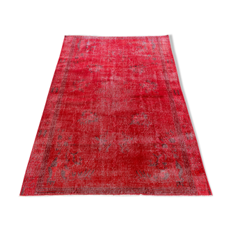 Tapis oushak rouge 167x252 cm