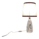 Vintage crystal lamp from the 70s – sculpted base – small table lamp