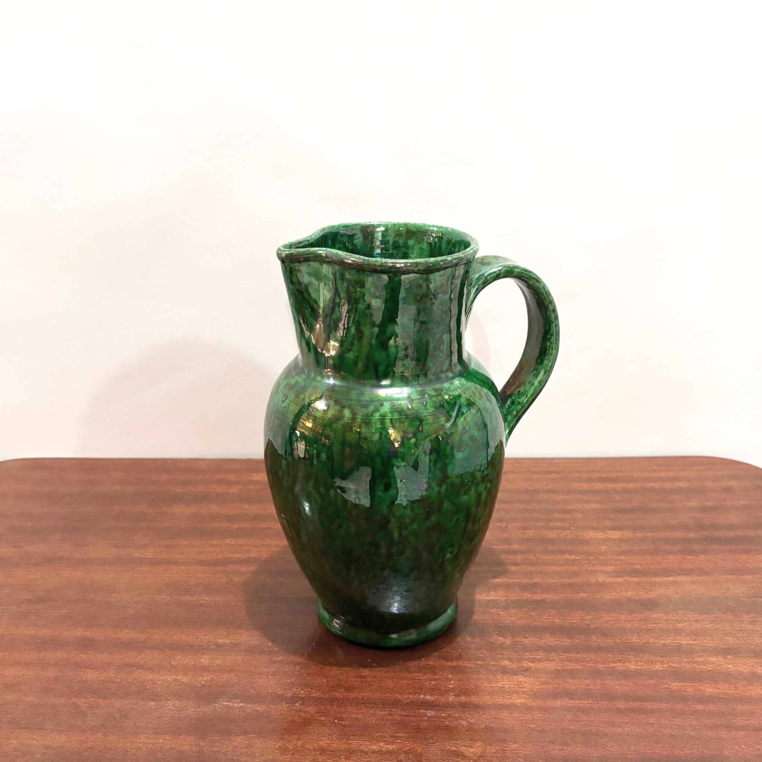 Ceramic pitcher Vallauris 1960s