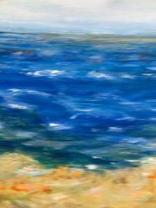Original Swedish Oil on Canvas – “Landscape” by Lalla Blecher – Signed – Vintage & Framed