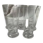 Large Daum crystal glasses Kim model