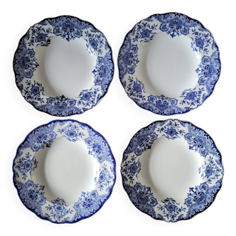 set of 4 Dordrecht plates