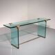 Peter Ghyzcy Side Table Model T30 solid glass 1960