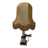 Vintage porcelain column table lamp