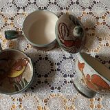 Vallauris fish tableware service