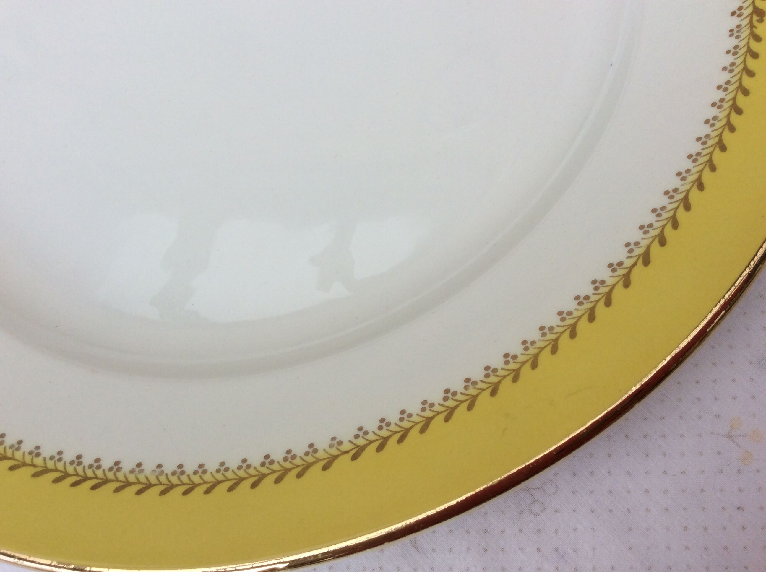 Plat rond Collection Biarritz vintage