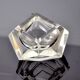 Ashtray by flavio Poli for seguso, sommerso glass, Murano, Italy, 1960