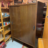 Vintage design sliding door wardrobe 50/60