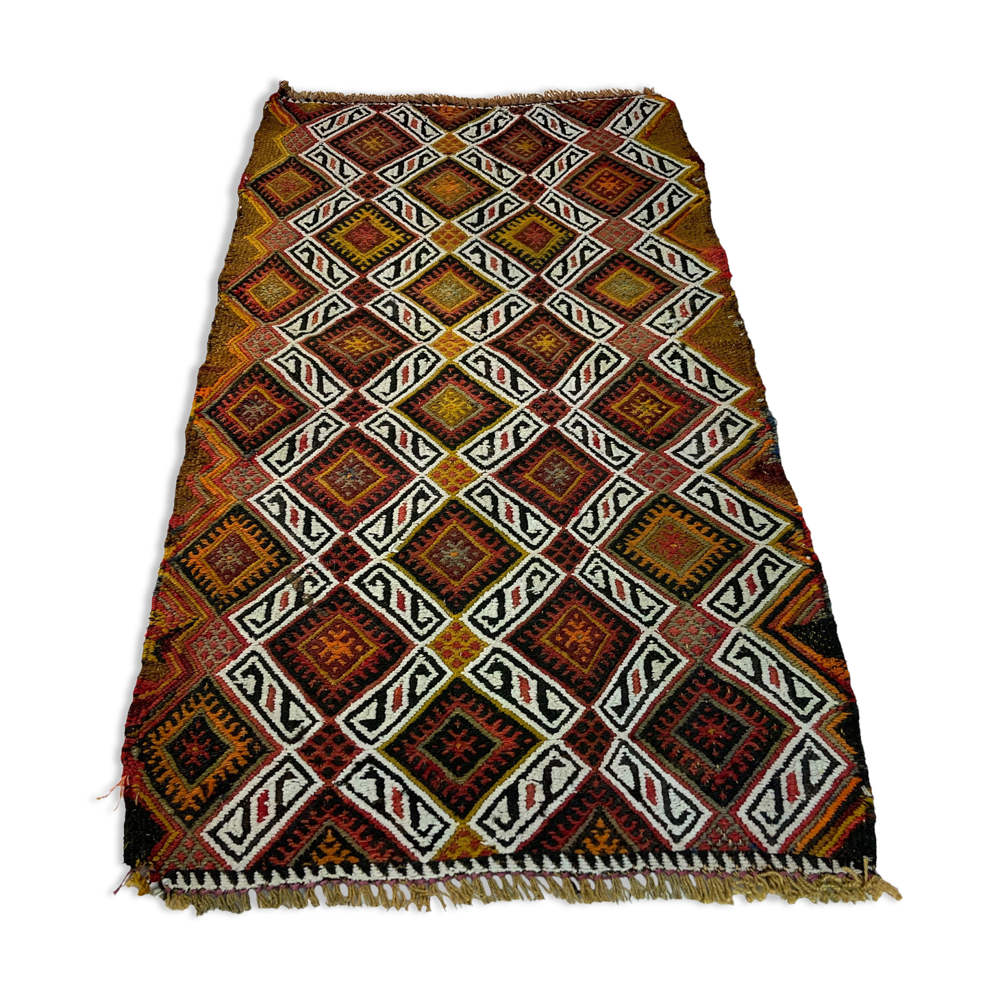 Vintage turkis kilim rug , 90 x 52 cm