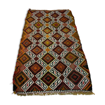 Vintage turkis kilim rug , 90 x 52 cm