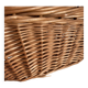 Panier osier forme bombée