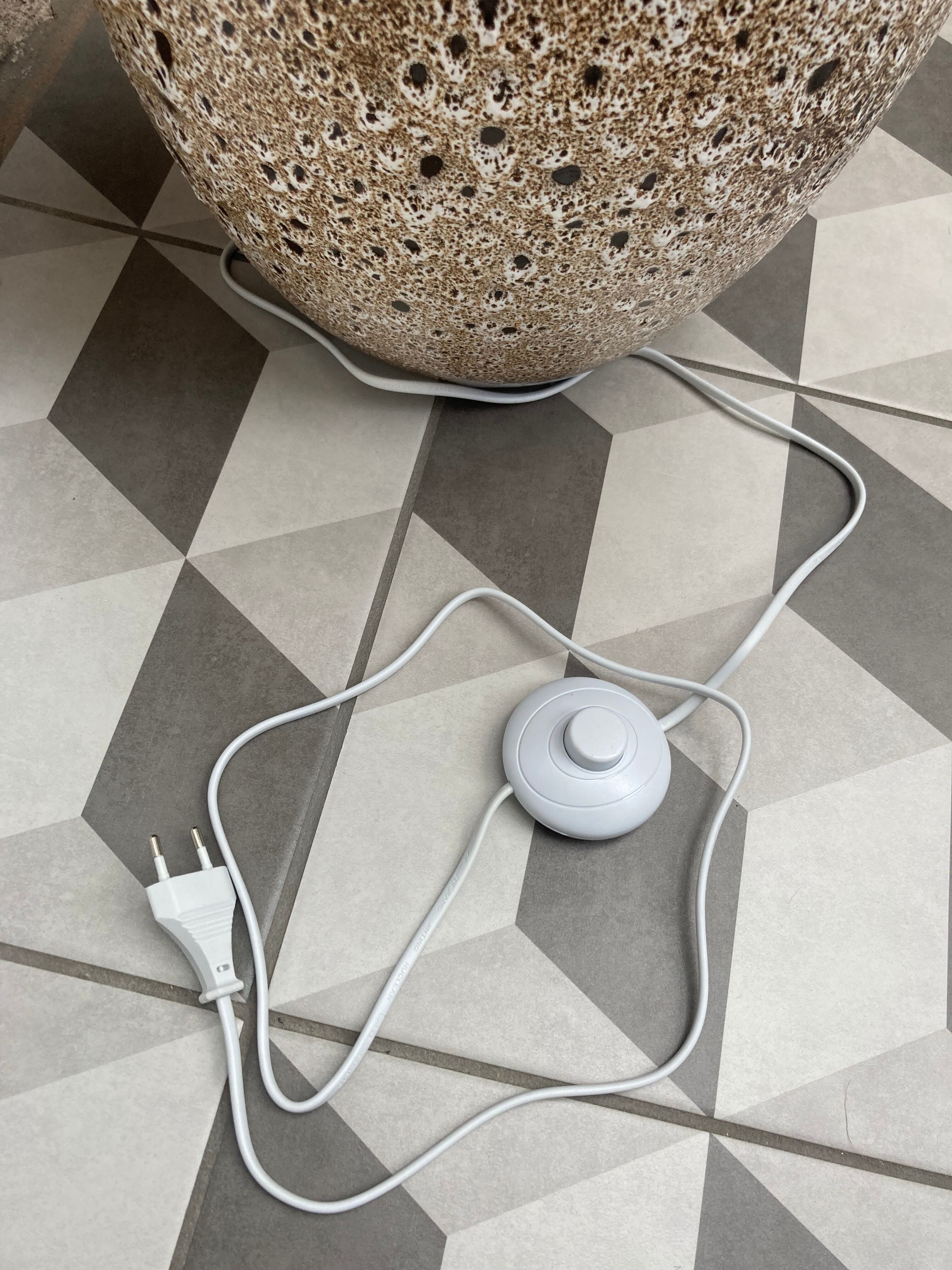 Table lamp XXL H75cm ceramic Fat Lava