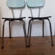 Lot de 2 chaises formica