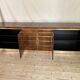 1970s sideboard in walnut burl